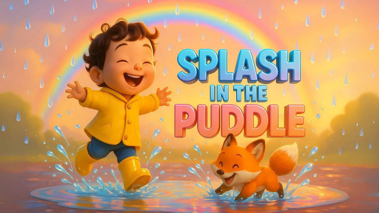 Splash in the Puddle 🌧️💦 | Kids Song by Jumpy Pebbles - YouTube