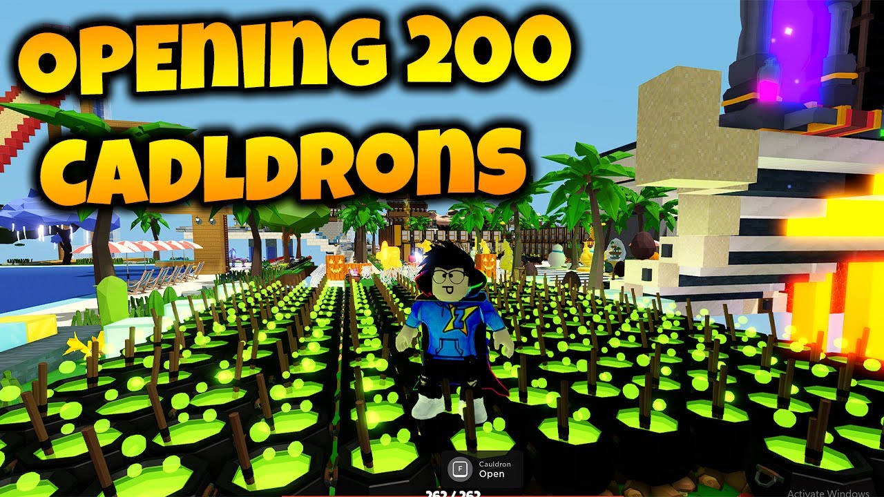 Opening 200 Cauldrons In Roblox Islands