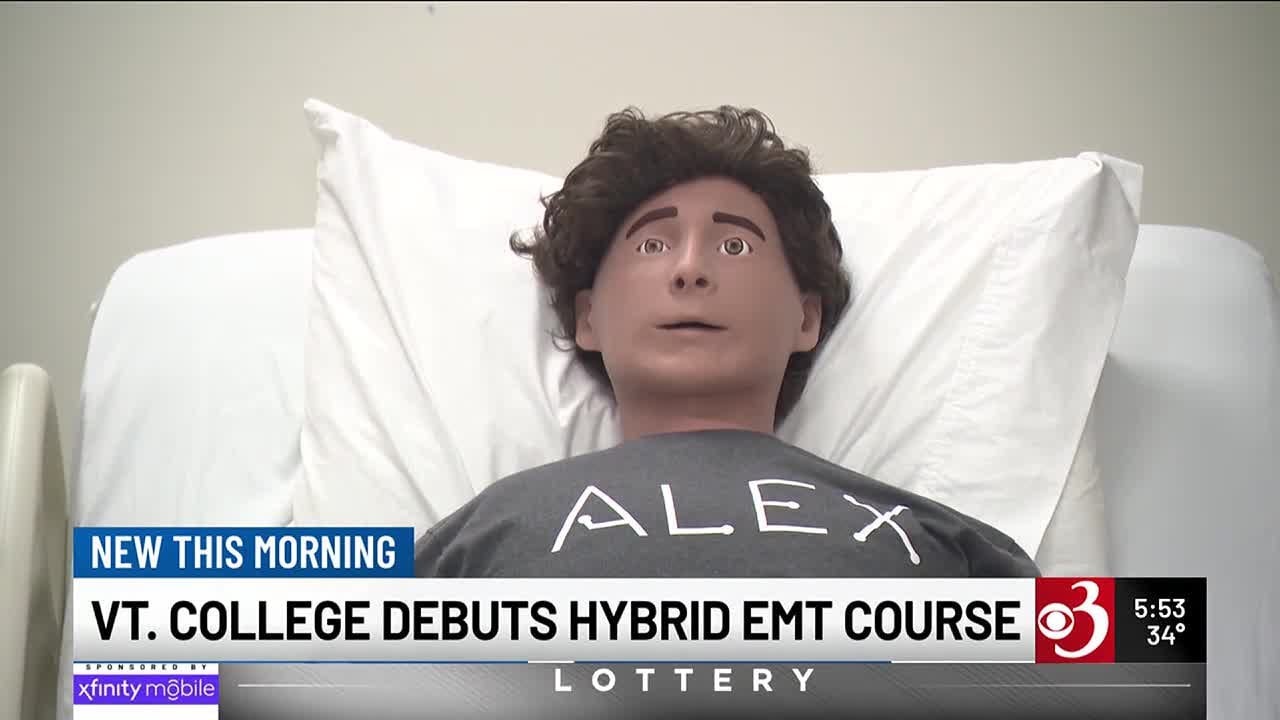 Vermont tech center debuts hybrid EMT course - YouTube