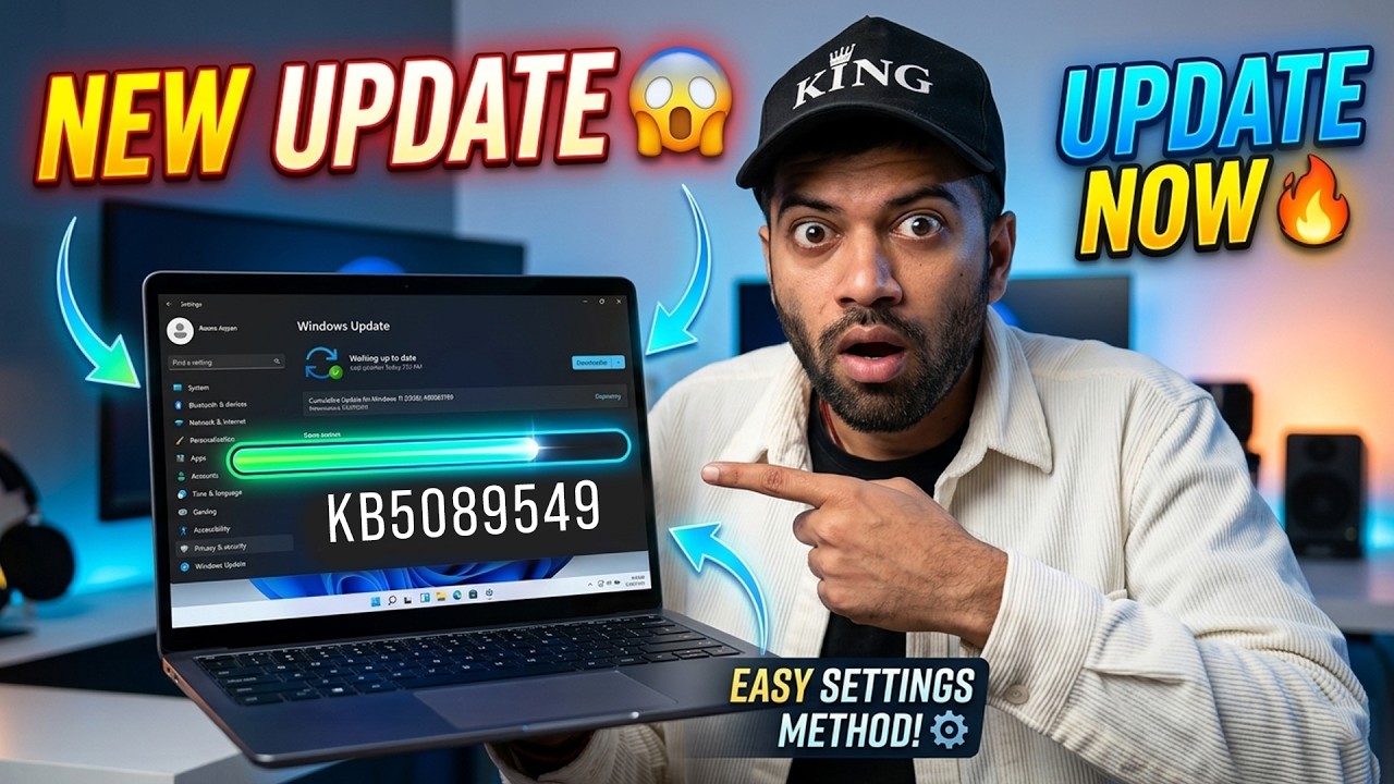How To Install Windows 11 KB5089549 Update 🔥 Settings Method Full Guide ...