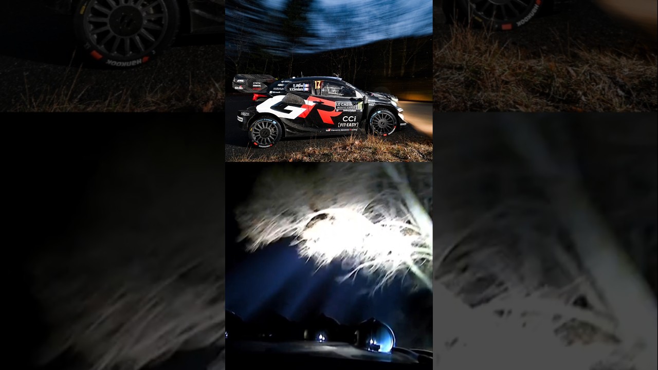 Sebastien Ogier 2025 Monte Carlo Rally SS3 spin 
