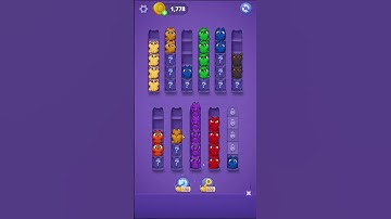 Kitty Sort: Twisted Tails Level 98 | Funny Games
