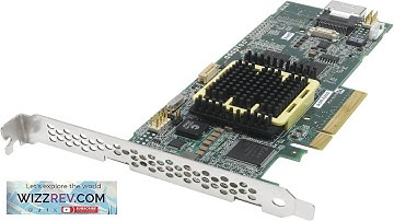 Adaptec 2258200 R 5405 RAID 4 Channel SATA SAS 256MB PCI Express LP Card