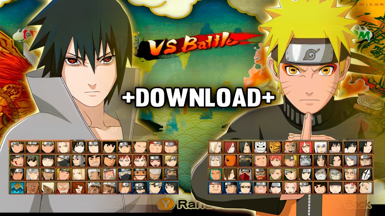 Naruto Shippuden Ultimate Ninja 5 (PS2) - COMO LIBERAR TODOS OS PERSONAGENS  / ALL CHARACTERS PCSX2 