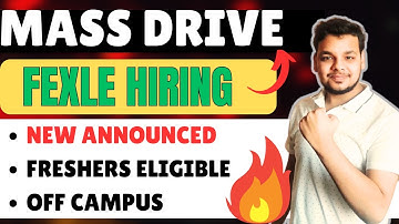 Biggest Announced! Fexle Hiring 2026/2025 Batch | IBM Hiring Interns | Off Campus Drive For Freshers