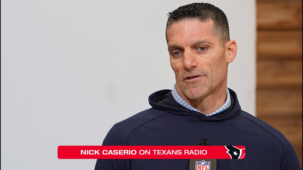 Nick Caserio Breaks Down Texans Offseason Moves at NFL Meetings