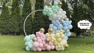 Pastel Balloon Garland Tutorial