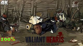 Valiant Hearts 1 - Ch2-3 Marne (100% Walkthrough All Collectibles) 4K ULTRA HD Valiant Hearts The Great War Walkthrough Chapter 2 Part 3 Marne All Collectibles