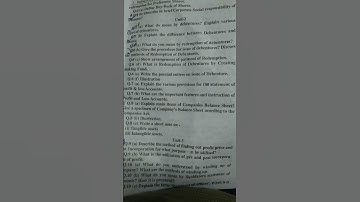 B.Com 2nd year corporate account