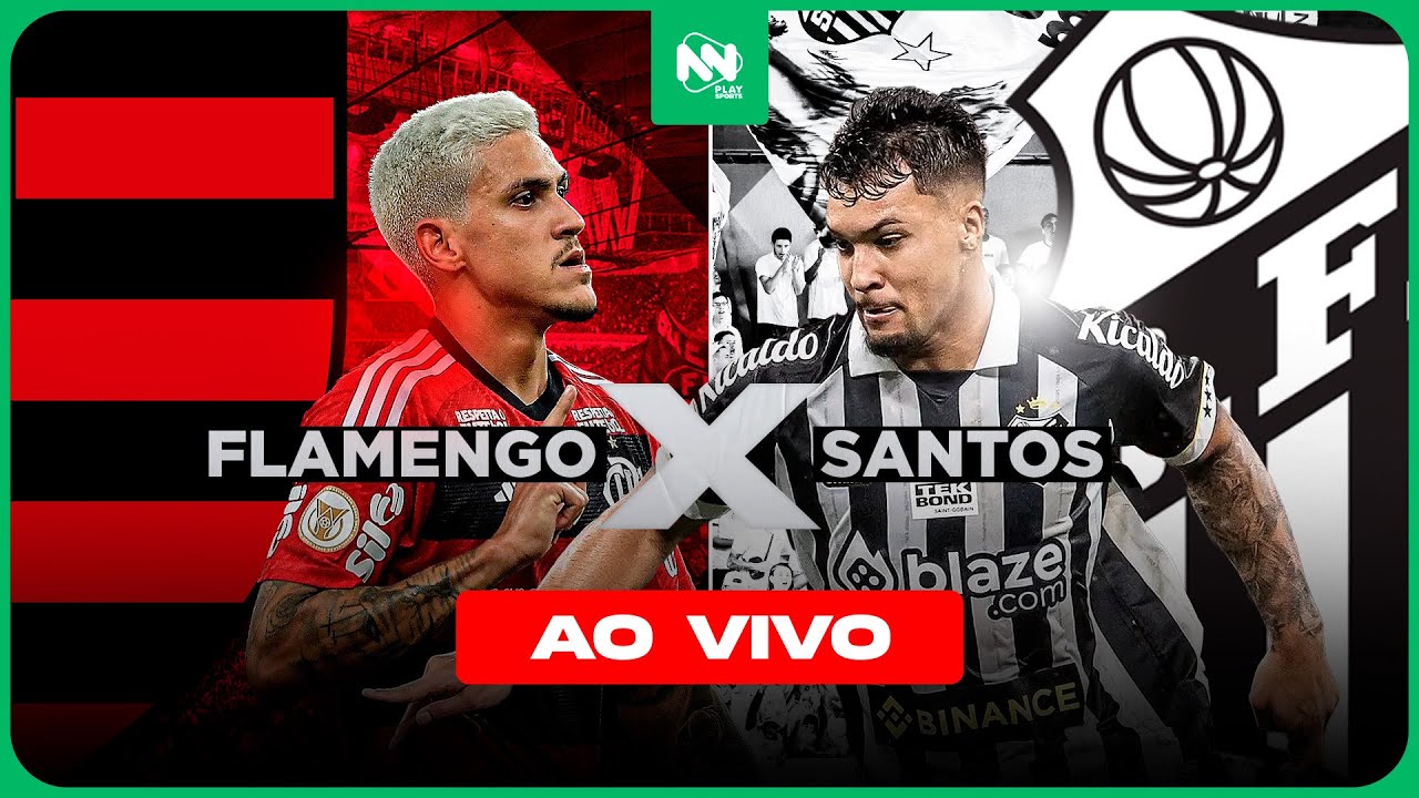 🔴 AO VIVO: FLAMENGO x SANTOS  BRASILEIRÃO (01/11/23) 