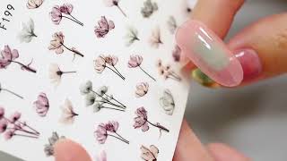 3D Nail Sticker Summer Flower Flamingo Design screenshot 4