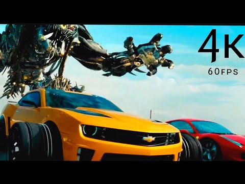Transformers Dark Of Moon. Road Sceane 4k Video With 60FPS| Ultra HD|4k60FPS.