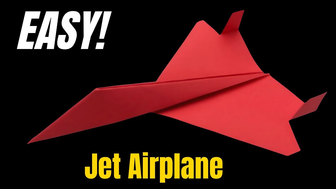 How to Make a SU-57 Paper Jet | Best Origami Paper Airplane