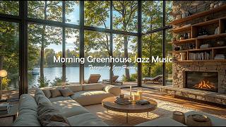 Morning Greenhouse Jazz Music To Relieve Stress | Cozy Jazz In Temperate Nature Scene For Deep Fo... screenshot 3