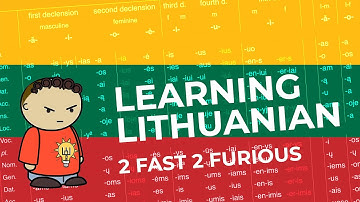 Learning Lithuanian: Part 2 - Feeling Overwhelmed!