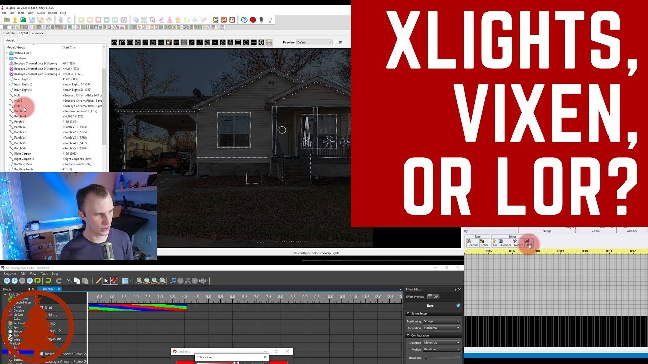 Should I Use xLights, LOR, or Vixen? YouTube
