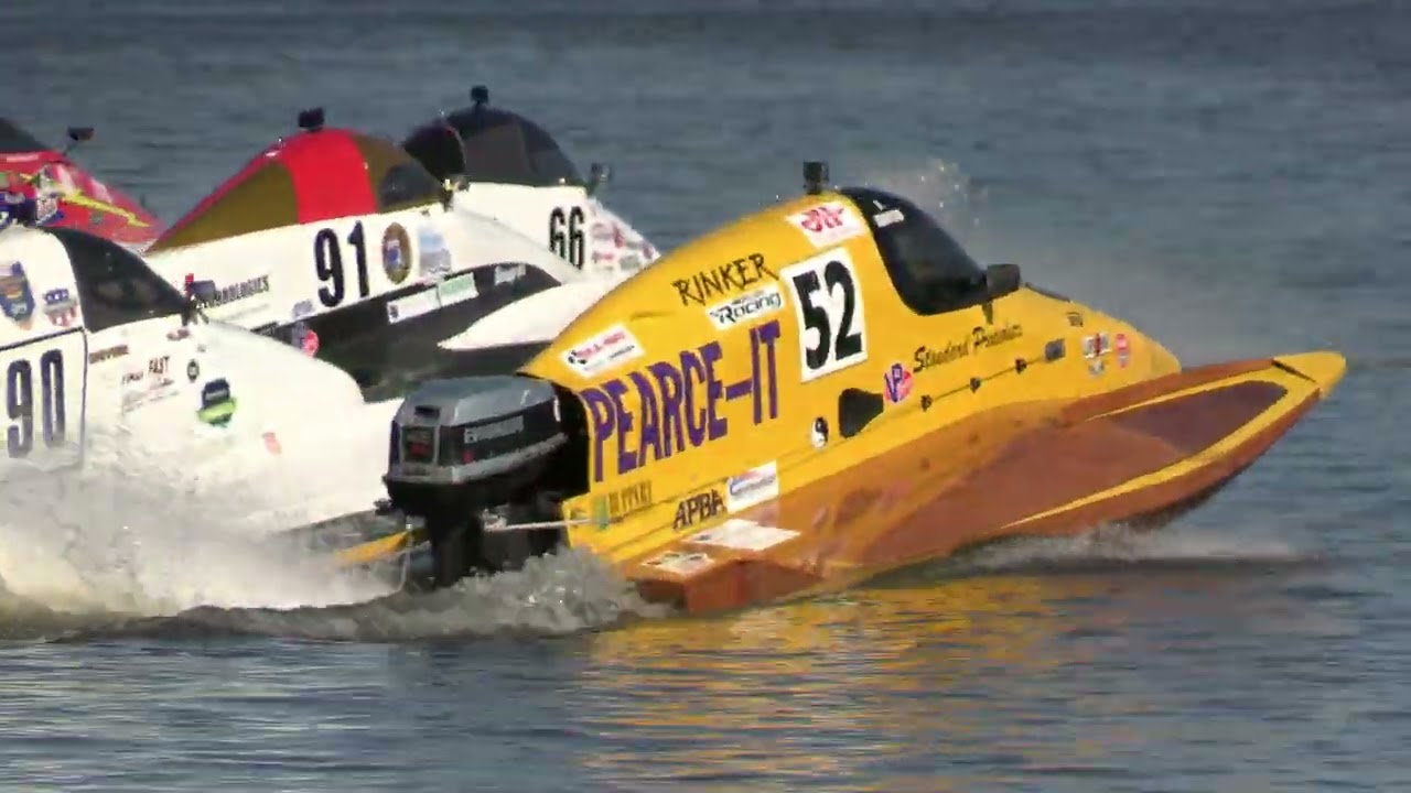 The 2025 Kankakee River Valley Regatta Winners Circle - OPC National Champions Small Boat Atart