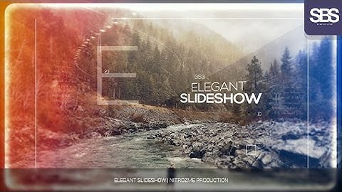 After Effects Template: Elegant Slideshow