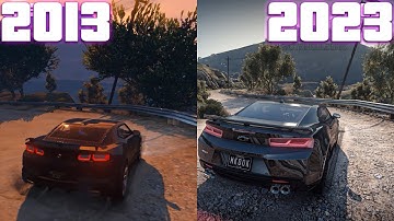 Gta V: The Ultimate Graphics Comparison (2013 VS. 2023) - Default vs Modded Graphics Comparison #3