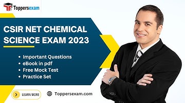 CSIR NET Chemical Science Mock Test, Best book in PDF