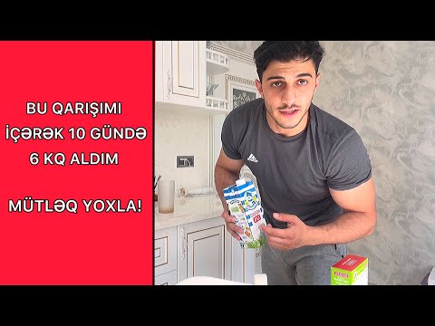 10 Gündə 6 KQ Kökəldim / Bu Kokteyli Mütləq Yoxla!!!