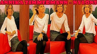 Annika Zimmermann Hd Nylons Hose Collant Strumpfhose On Zdf Morgenmagazin