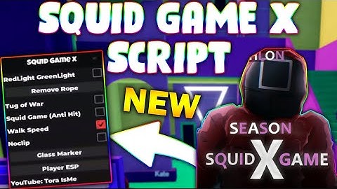 *NEW* Squid Game X Script (PASTEBIN 2025) (REDLIGHT/GREENLIGHT ,TUGWAR AUTO, HITBOX )