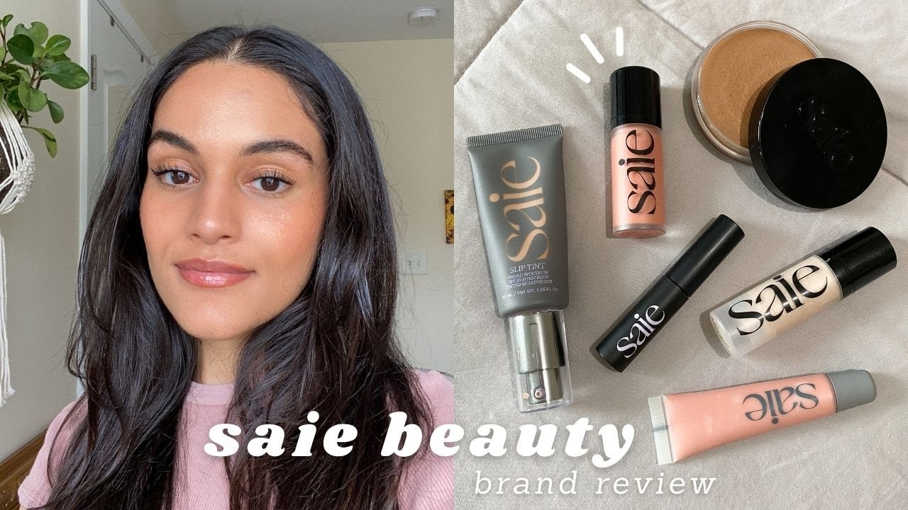 saie beauty brand review // dewy, natural, clean at sephora