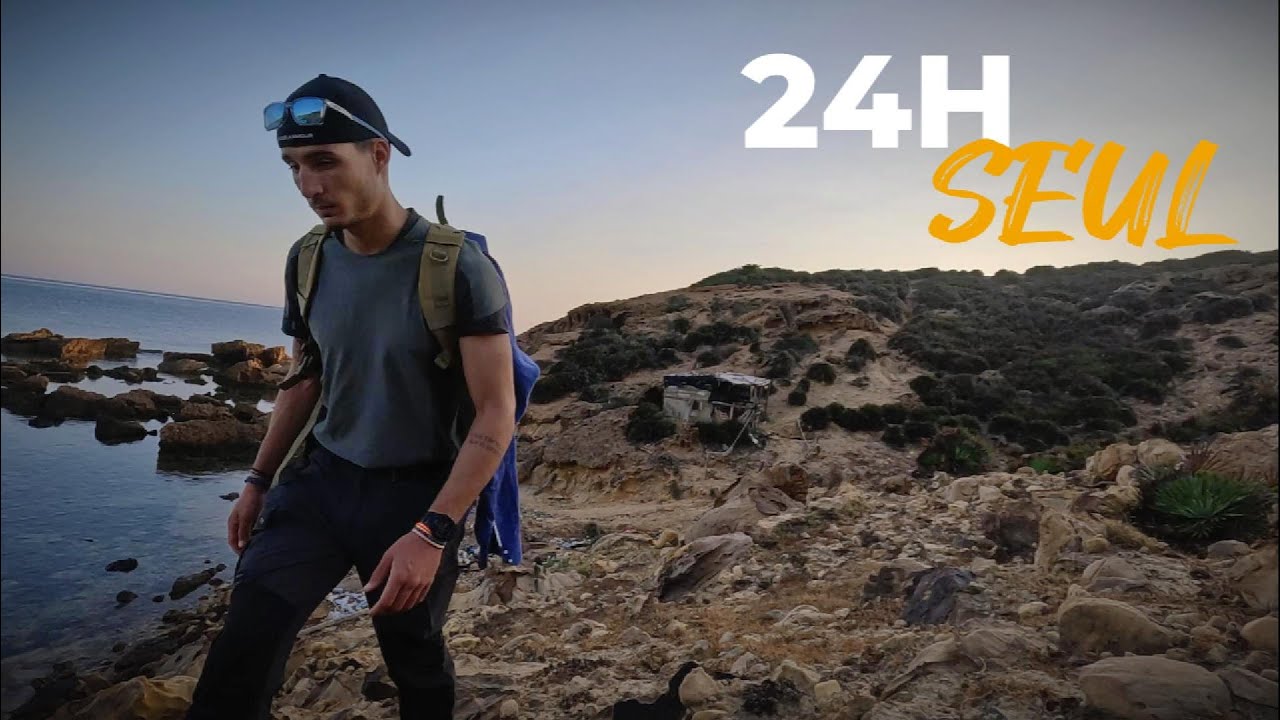 تحدي 24 ساعة دون اكل على شاطئ البحر