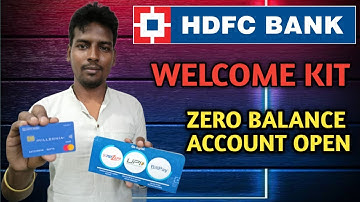 HDFC Bank Welcome Kit Unboxing I Debit Card Cheque Book Review I HDFC Insta Account Welcome Kit