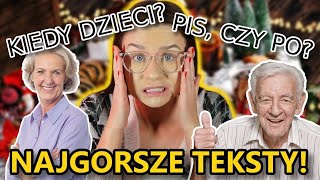 50 NAJGORSZYCH tekstów podczas WIGILII! 😂