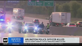 Police arrest man in connection to fatal accident involving an Arlington police officer