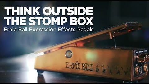 Ernie Ball Ambient Delay Expression Pedal (Dhani Harrison Demo)