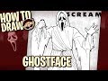 How to Draw GHOSTFACE (Scream) | Narrated Easy Step-by-Step Tutorial