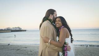 Ciara and George's Wedding at Monterey Beach Station - Monterey, CA