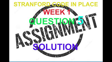 Stanford Code in Place Week 1  Question 5: Ramp Climbing Karel | Assignment solution/Answer | DDTV