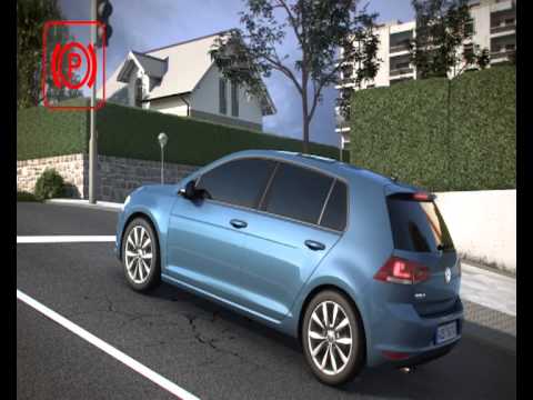 Volkswagen Golf   Technik, Assistenz  und Komfortsysteme Animation Elektronische Parkbremse