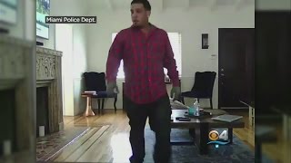 Police Release Surveillance Of Man Burglarizing Miami Home