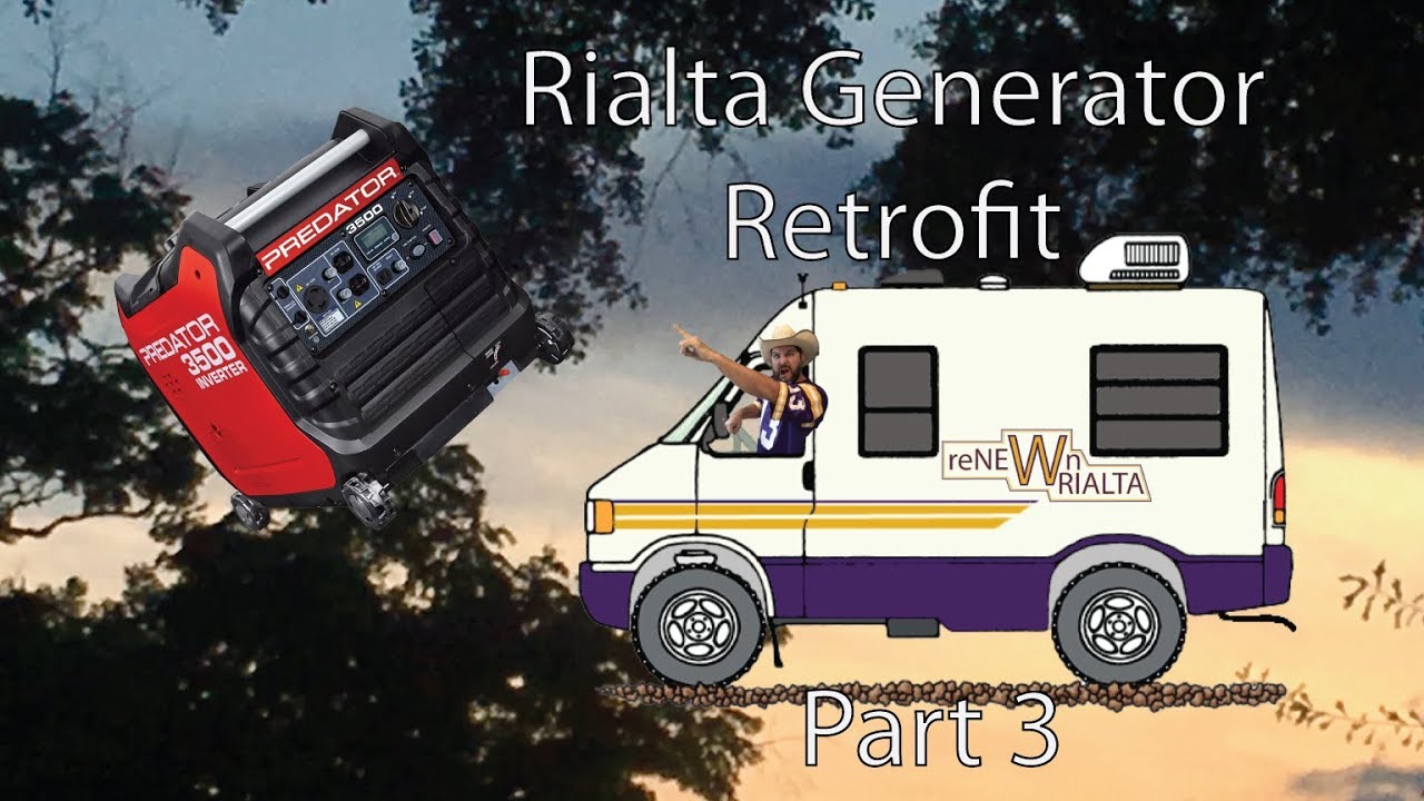Part 3 Rialta Generator Retrofit Tearing Apart Predator 3500 reNEWn