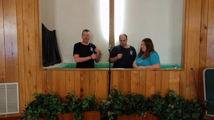 Baptisms of Ryan & Amber Clevenger