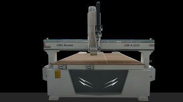 large model ubo cnc router ATC machine