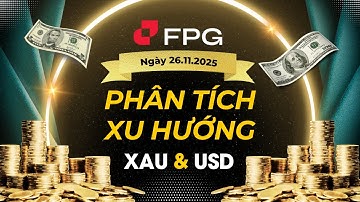 Phân tích xu hướng GOLD,Fx 26 11 2025: Vàng dựng cột tạo đáy , USD quay đầu giảm mạnh, BTC tích lũy