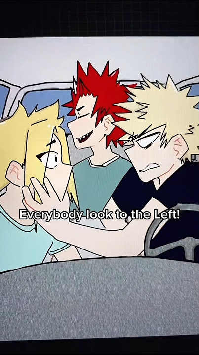 Kirishima and Denki got Bakugou to make a Tiktok? (MHA)