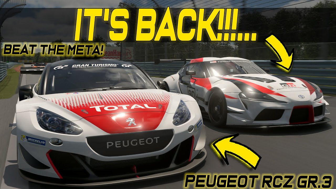 😍 GT7: Peugeot RCZ vs Toyota SUPRA... Beat the META || Gran Turismo 7 -  YouTube