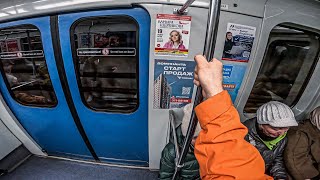 POV: An exciting subway journey! Feel like a passenger!😱🚇