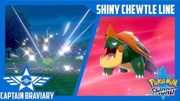 Overworld Shiny Chewtle Encounter + Shiny Drednaw | Pokémon Sword and Shield
