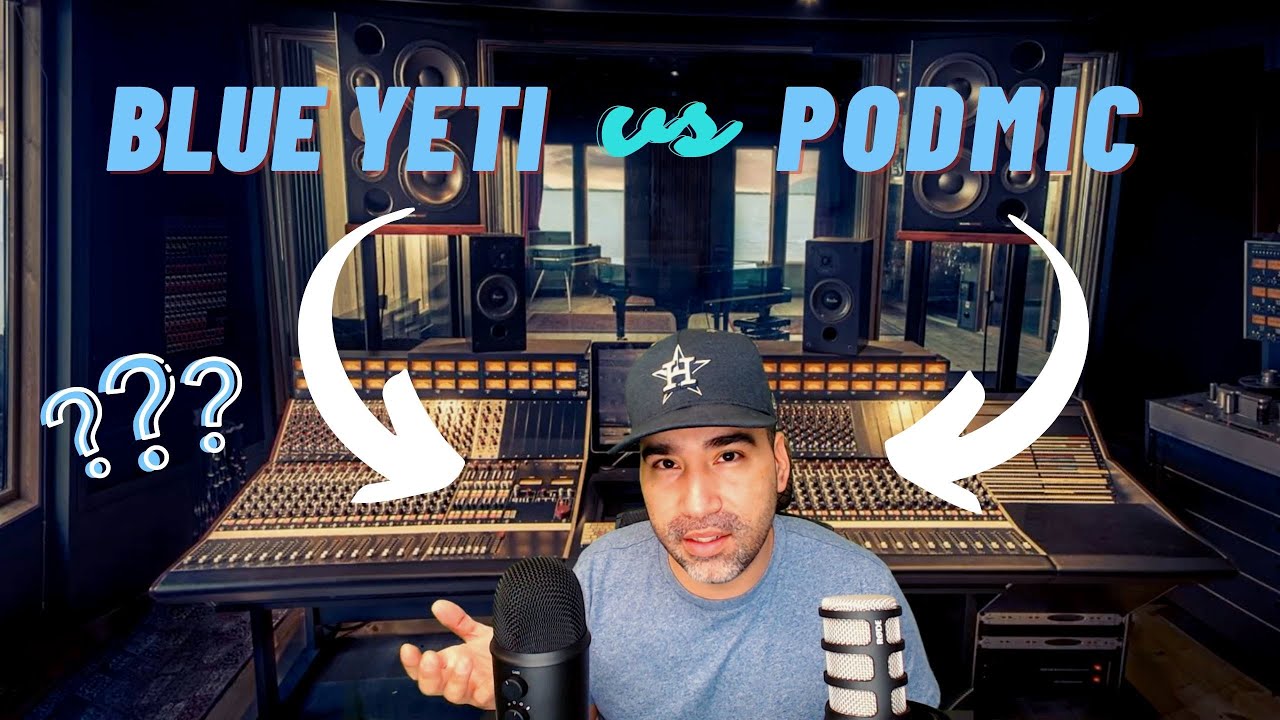 Rode Podmic vs Blue Yeti Sound Test Comparison | Dynamic vs Condenser Microphone