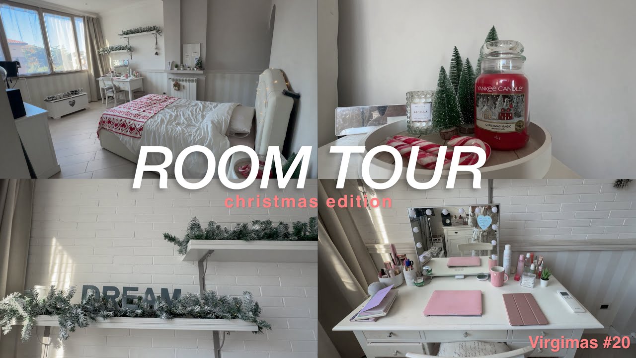 Room tour *xmas edition*🎀☃️🎄 | Virgimas