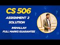 CS506 Assignment 2 Solution | 100% Correct | Full Marks Guarantee