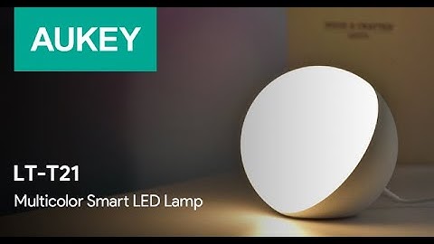 AUKEY LT-T21 Multicolor Smart LED Lamp with Touch, App, and Voice Control
